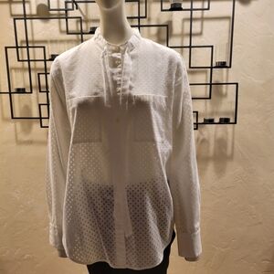 Elegant White Women's Blouse